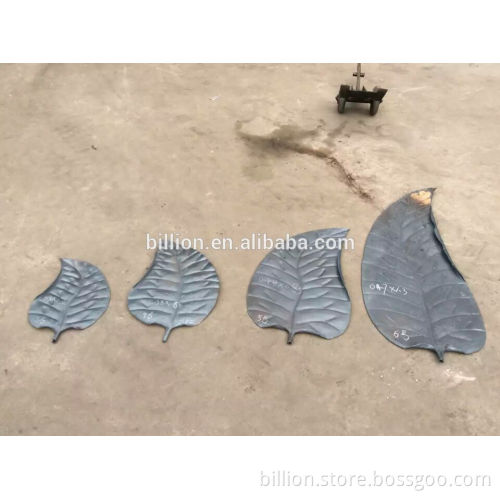 Stamping big Steel Flowers & Leaves ,Wrought Iron Leaves